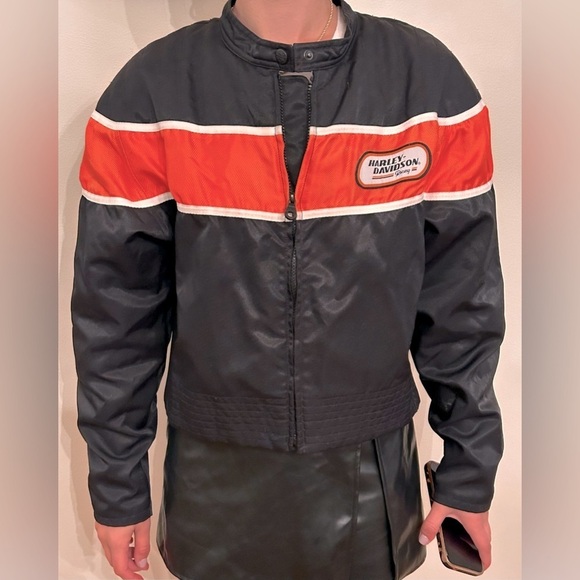 Harley-Davidson Jackets & Blazers - 🧡Harley Davidson🖤 Women’s Nylon Medium Weight Jacket Size XL excellent condition